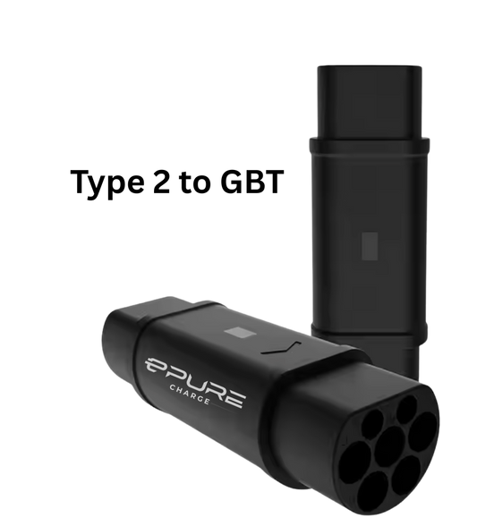 ePureCharge Charging Gun Adapter Type 2 to GBT EV Single Phase