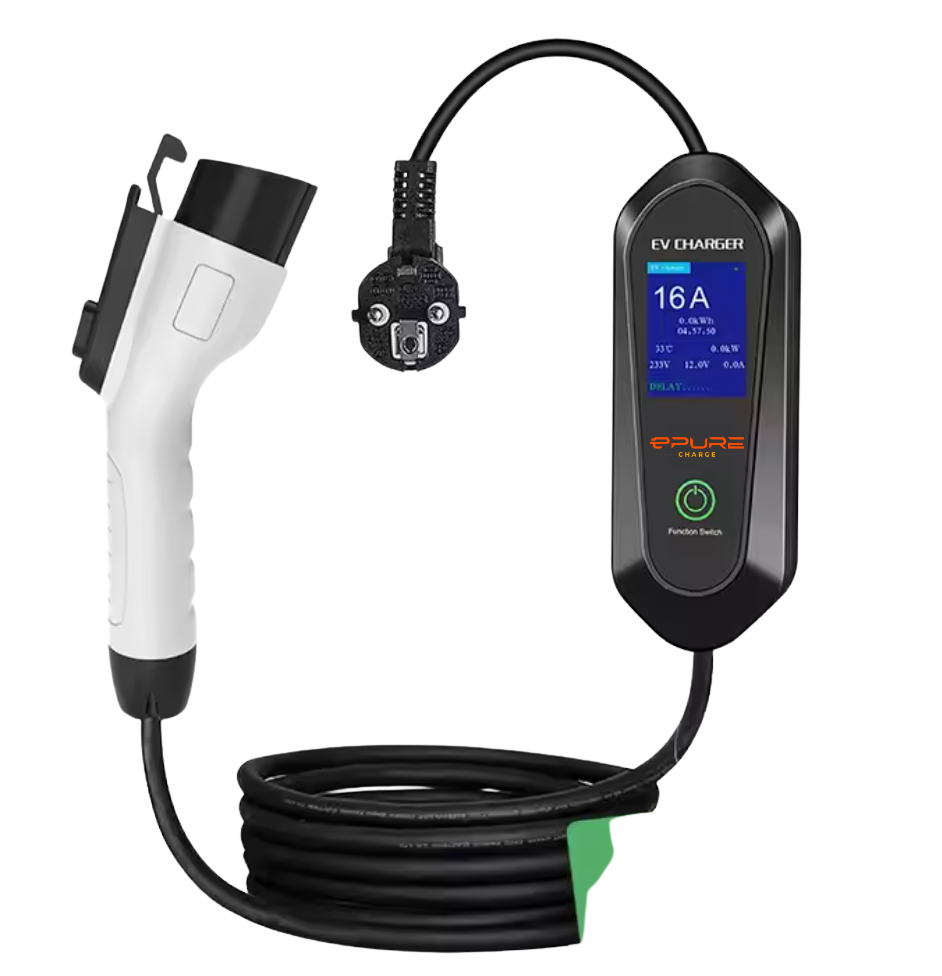 ePureCharge Smart Portable Charger 3.3kW Type 1