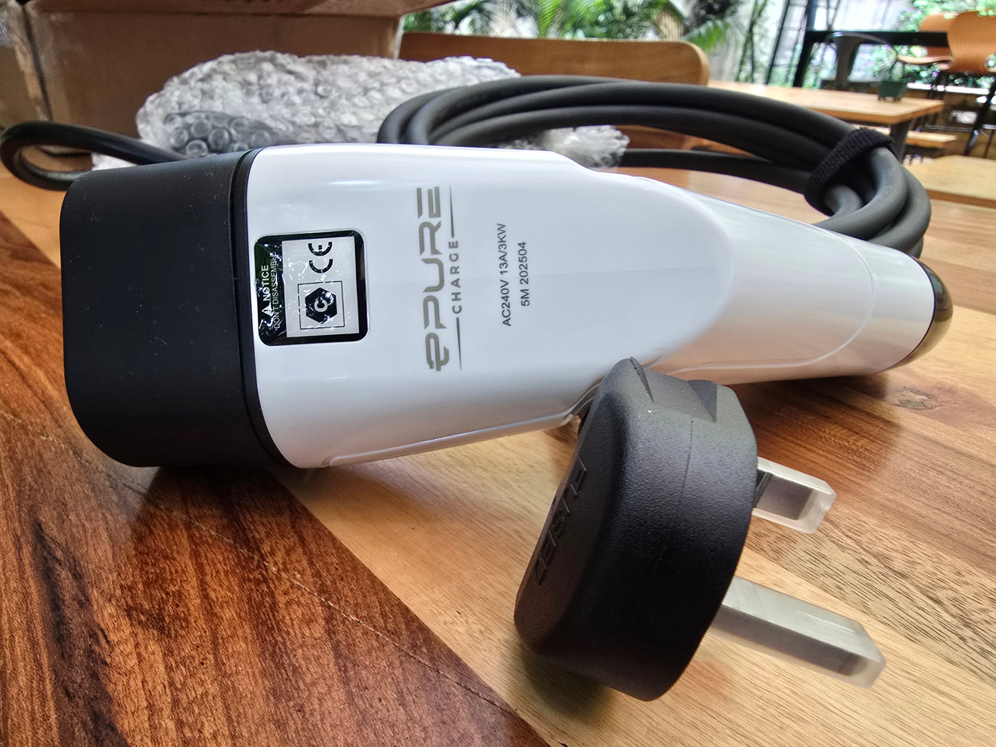 ePureCharge Smart Portable Charger 7.2kW Type 2